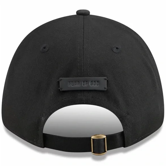 Men's Chicago White Sox New Era x Fear of God Black 9FORTY Adjustable Hat - Picture 10 of 11